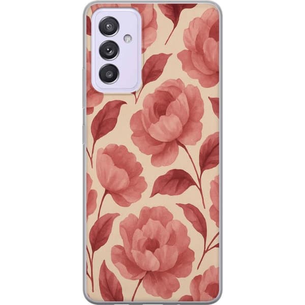 Samsung Galaxy A82 5G Genomskinligt Skal Rose Bloom
