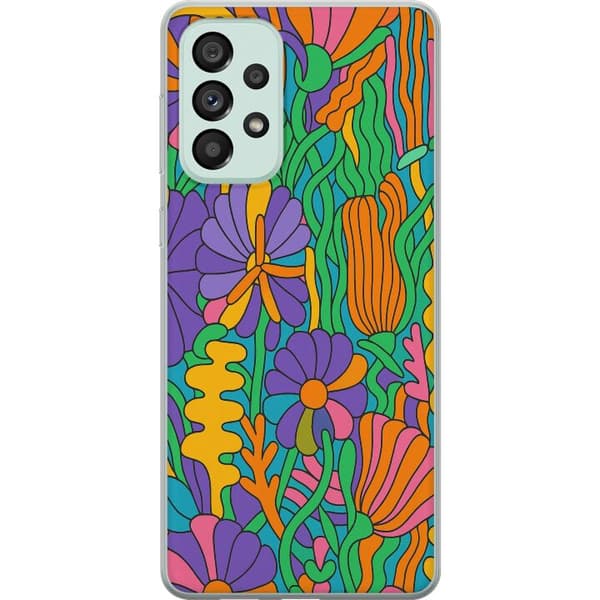 Samsung Galaxy A73 5G Gjennomsiktig deksel Color Pop