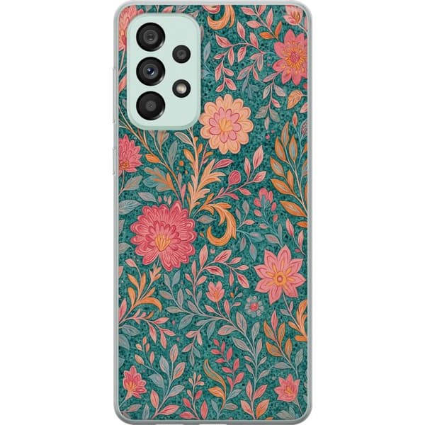 Samsung Galaxy A73 5G Gennemsigtig cover Floral Dream