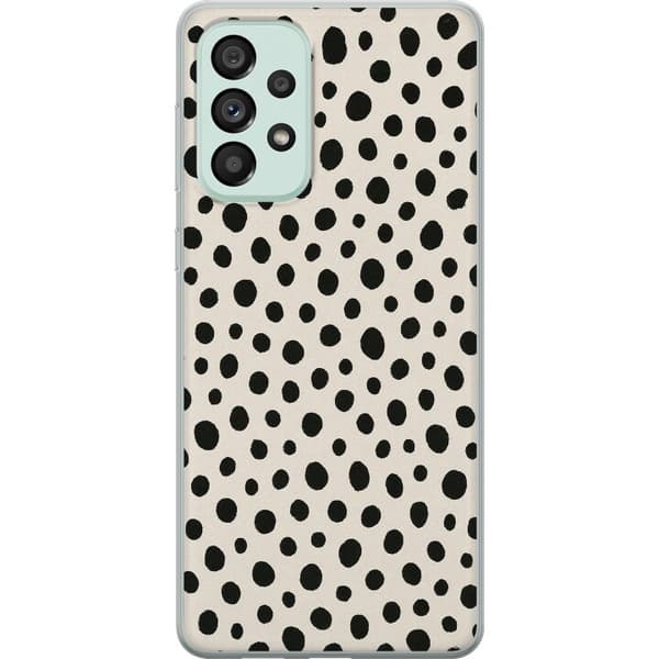 Samsung Galaxy A73 5G Läpinäkyvä kuori Dot Dance