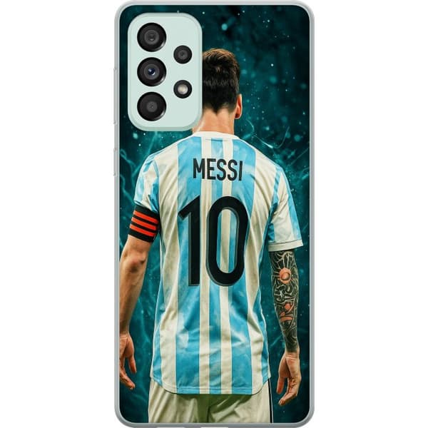 Samsung Galaxy A73 5G Gjennomsiktig deksel Messi