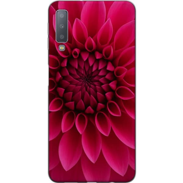 Samsung Galaxy A7 (2018) Läpinäkyvä kuori Rosecore