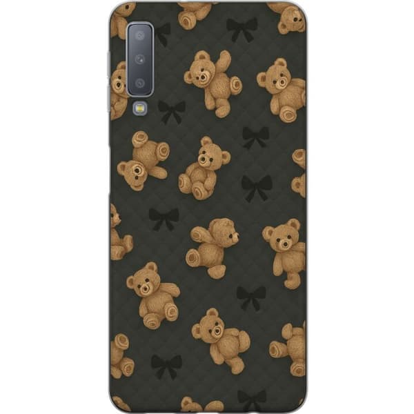 Samsung Galaxy A7 (2018) Läpinäkyvä kuori Teddy Halauksia