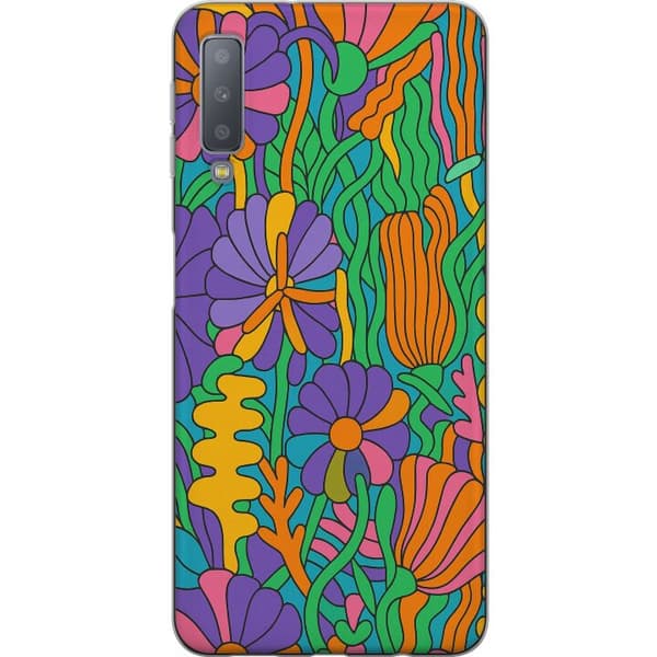 Samsung Galaxy A7 (2018) Gjennomsiktig deksel Color Pop