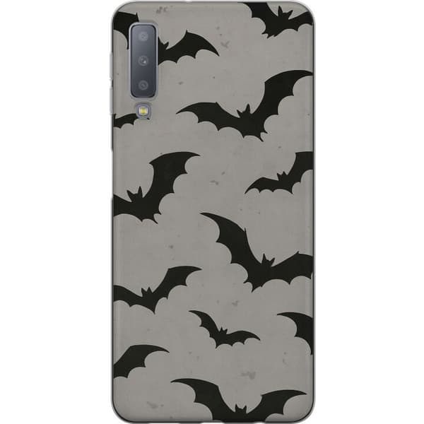 Samsung Galaxy A7 (2018) Läpinäkyvä kuori Flutterprint