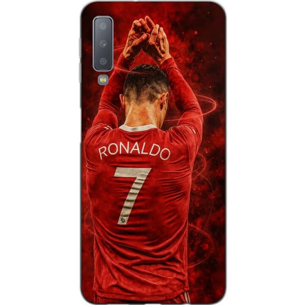 Samsung Galaxy A7 (2018) Läpinäkyvä kuori Ronaldo