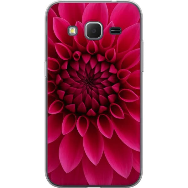 Samsung Galaxy Core Prime Gjennomsiktig deksel Rosecore