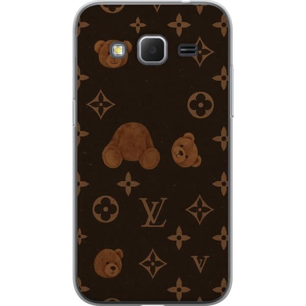 Samsung Galaxy Core Prime Gjennomsiktig deksel Plush Luxe
