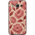 Miniatyrbilde 1 av 3: Samsung Galaxy Core Prime Gjennomsiktig deksel Rose Blomst