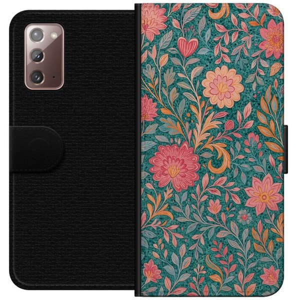 Samsung Galaxy Note20 Lompakkokotelo Floral Dream