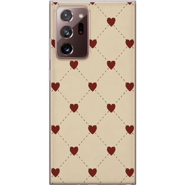 Samsung Galaxy Note20 Ultra Gennemsigtig cover Hjertegitter