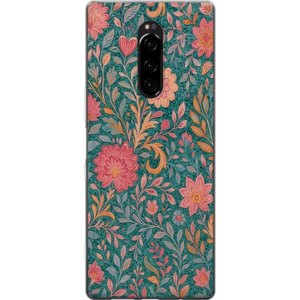 Sony Xperia 1 Läpinäkyvä kuori Floral Dream