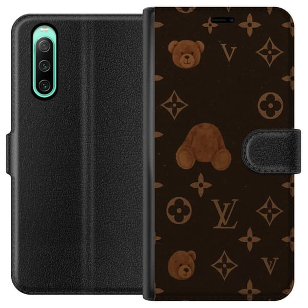 Sony Xperia 10 IV Lompakkokotelo Plush Luxe