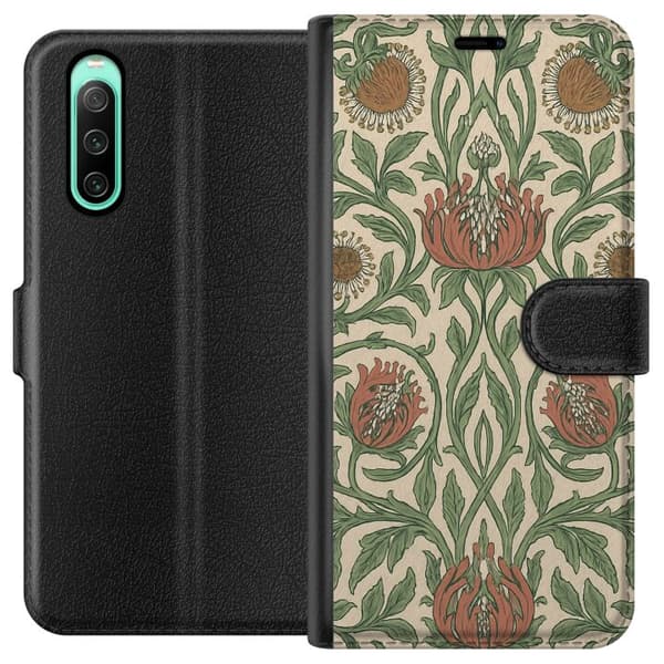 Sony Xperia 10 IV Lommeboketui Bladedetaljer