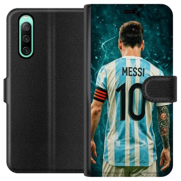 Sony Xperia 10 IV Plånboksfodral Messi
