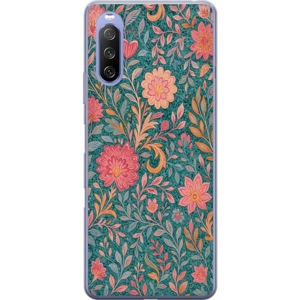 Sony Xperia 10 III Lite Läpinäkyvä kuori Floral Dream