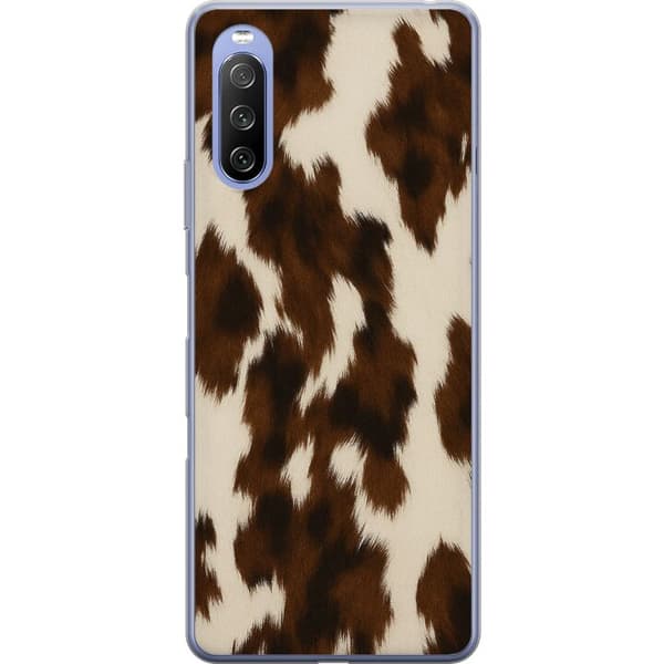 Sony Xperia 10 III Lite Läpinäkyvä kuori Värisuihku
