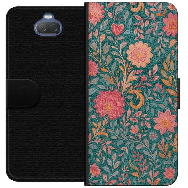 Sony Xperia 10 Plus Lompakkokotelo Floral Dream