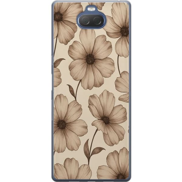 Sony Xperia 10 Plus Gjennomsiktig deksel Pastel Rush