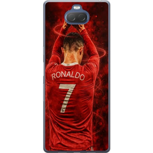 Sony Xperia 10 Plus Läpinäkyvä kuori Ronaldo