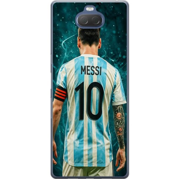 Sony Xperia 10 Plus Läpinäkyvä kuori Messi