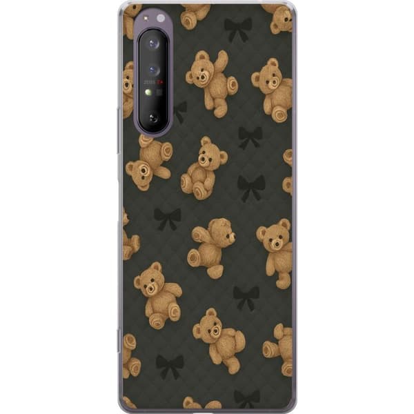 Sony Xperia 1 II Läpinäkyvä kuori Teddy Halauksia