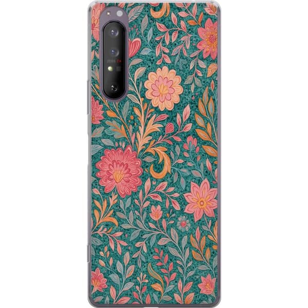 Sony Xperia 1 II Läpinäkyvä kuori Floral Dream