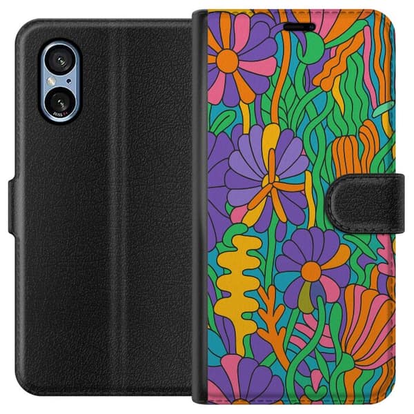 Sony Xperia 10 VI Lompakkokotelo Värien räjähdys