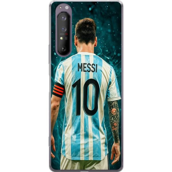 Sony Xperia 1 II Läpinäkyvä kuori Messi