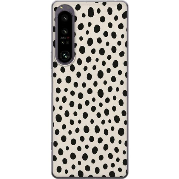 Sony Xperia 1 IV Gjennomsiktig deksel Dot Dance
