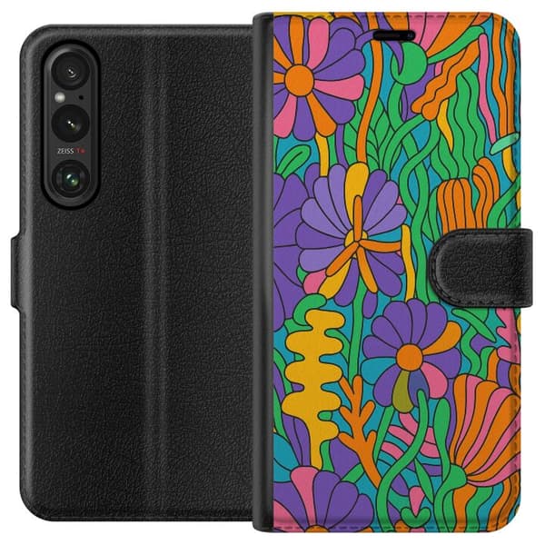 Sony Xperia 1 VI Lompakkokotelo Värien räjähdys