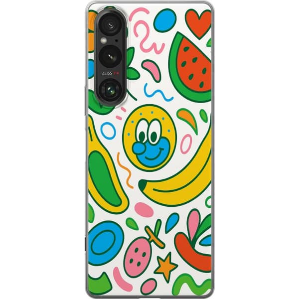 Sony Xperia 1 VI Gjennomsiktig deksel Sommerfuglslør