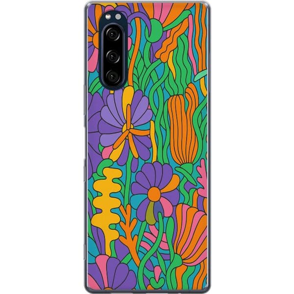 Sony Xperia 5 Gennemsigtig cover Farveeksplosion