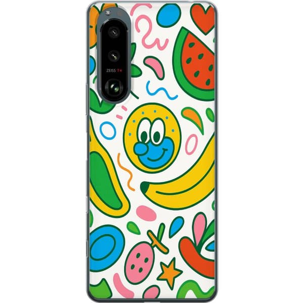Sony Xperia 5 III Gjennomsiktig deksel Sommerfuglslør