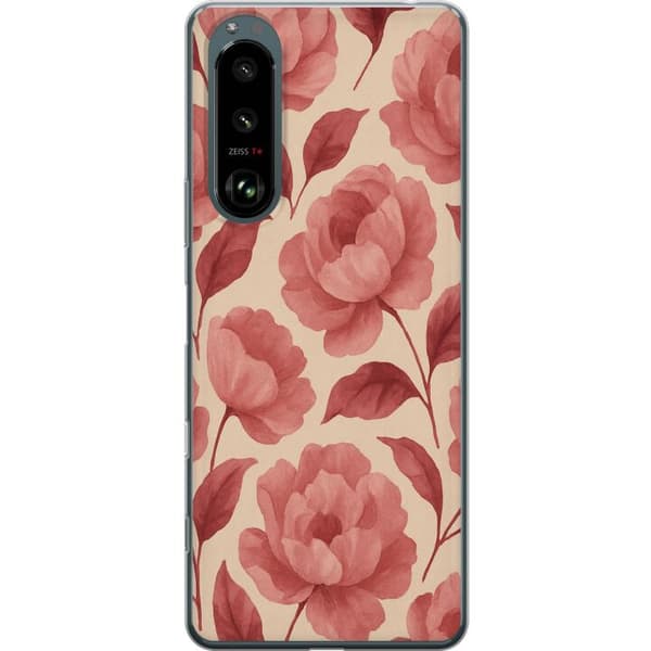Sony Xperia 5 III Gjennomsiktig deksel Rose Blomst