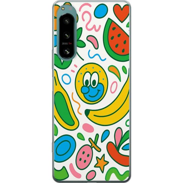 Sony Xperia 5 IV Läpinäkyvä kuori Perhosverho