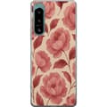 Miniatyrbillede 1 af 3: Sony Xperia 5 IV Gennemsigtig cover Roseblomst