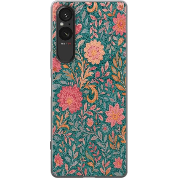 Sony Xperia 5 V Läpinäkyvä kuori Floral Dream