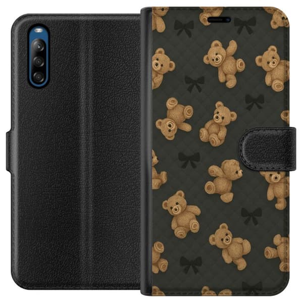 Sony Xperia L4 Tegnebogsetui Teddy Knus
