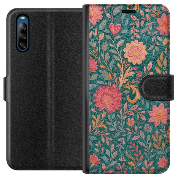 Sony Xperia L4 Lompakkokotelo Floral Dream