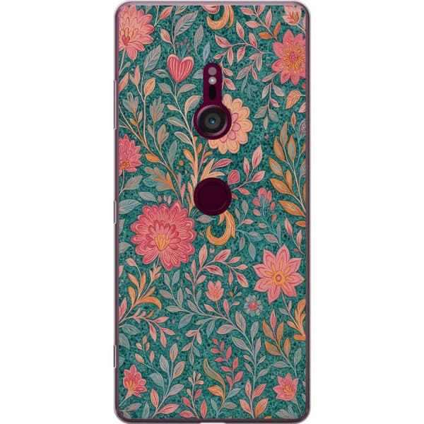 Sony Xperia XZ3 Genomskinligt Skal Floral Dream