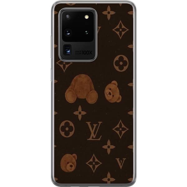 Samsung Galaxy S20 Ultra Läpinäkyvä kuori Plush Luxe