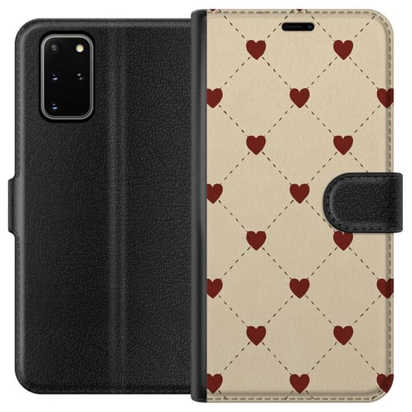 Samsung Galaxy S20+ Tegnebogsetui Hjertegitter