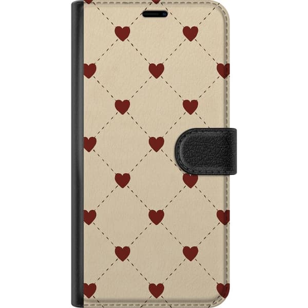 Samsung Galaxy S23 FE Tegnebogsetui Hjertegitter
