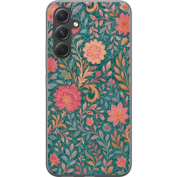 Samsung Galaxy S24+ Gjennomsiktig deksel Floral Dream