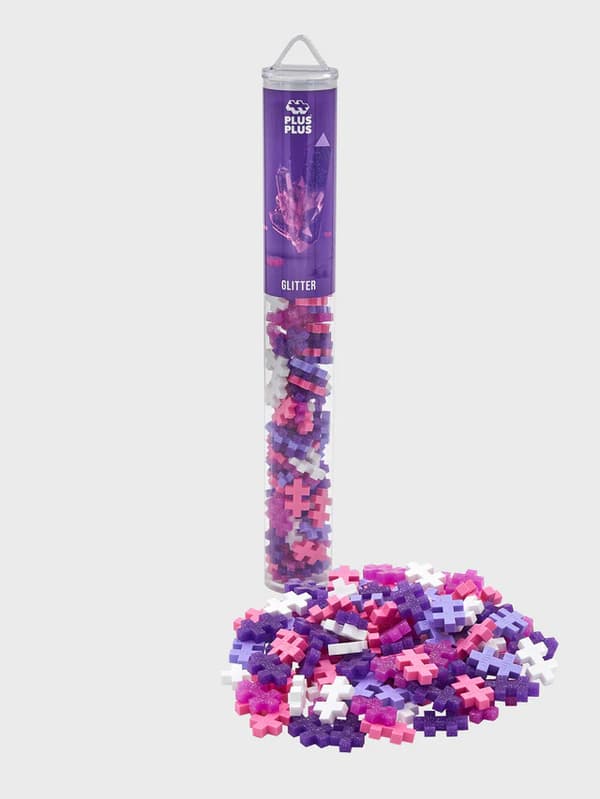 Plus plus 100 bitar - Glittermix