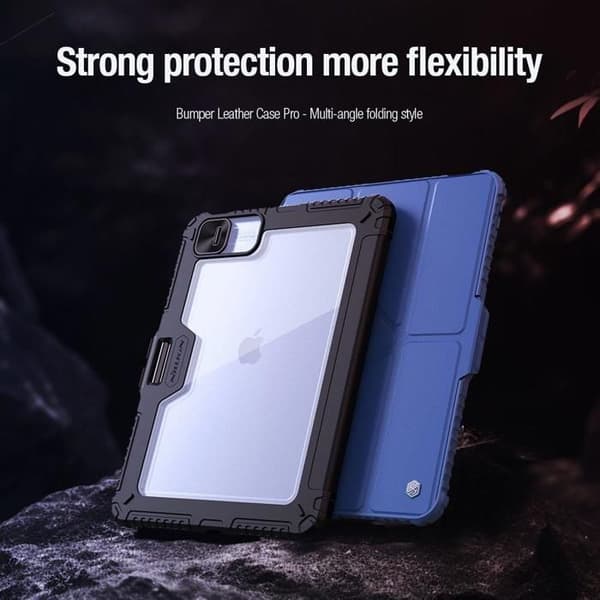 Nillkin Bumper PRO Ställfutteral Multi-vinkel pro Apple iPad Pro 11 2024 Svart