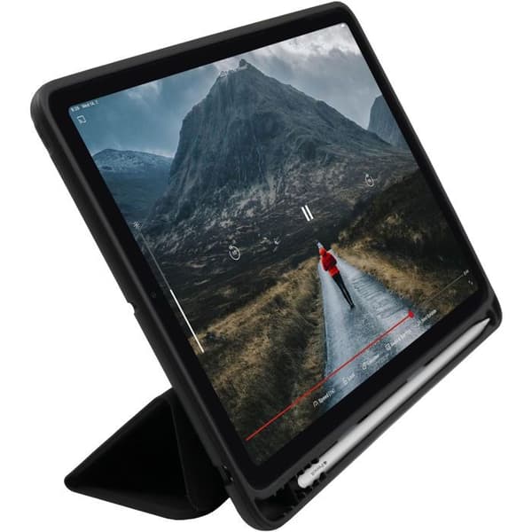 FIXED Padcover för Apple iPad Air 11(2020/2022/2024/2025) med stöd och Pencil-fodral svart