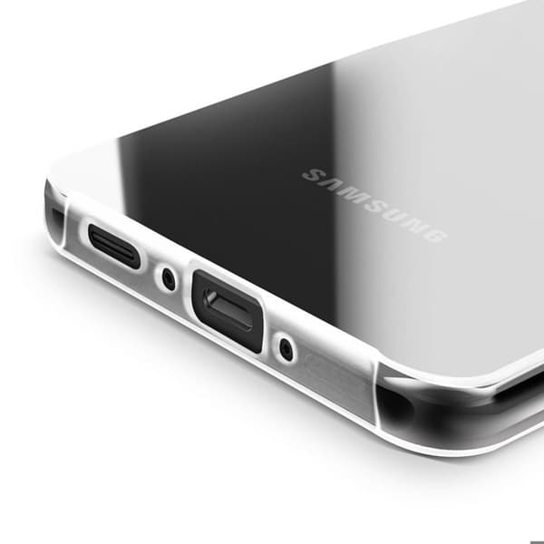 Heltäckande skal för Samsung A36 med upphöjd kamera och transparent design