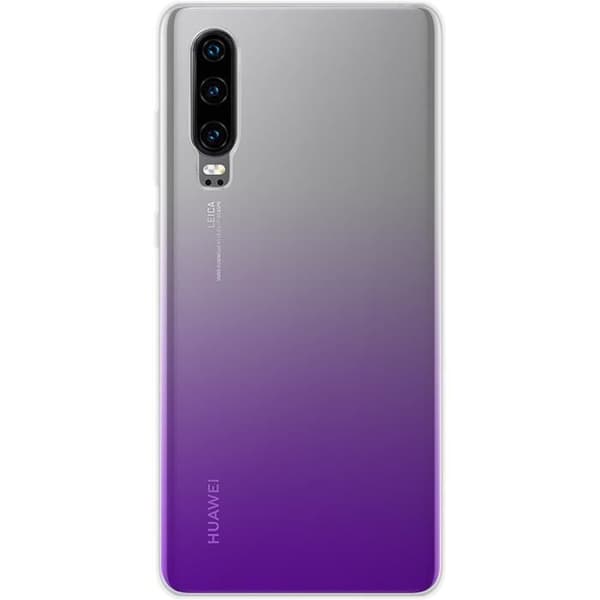 Flexiblå skal - Huawei - P30 - Colorblock - Lila - Skydddesign